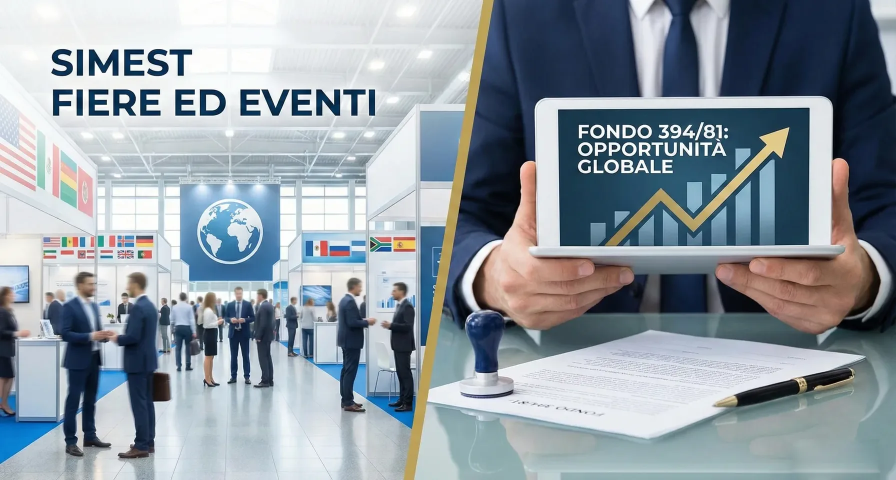 Finanziamento SIMEST Fiere ed Eventi Internazionalizza il tuo Business con il Fondo 39481